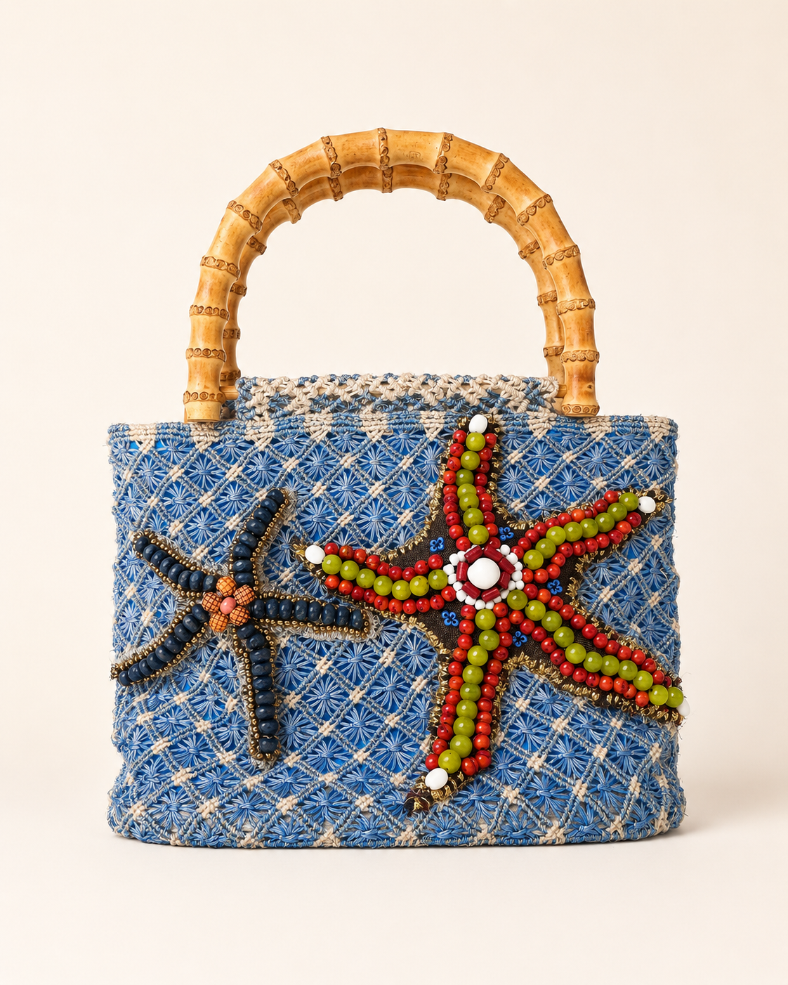 Cynthia VII Abaca Macrame Bag