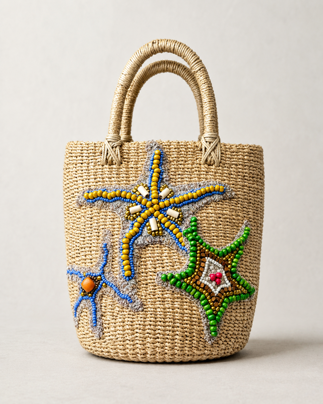 Mari Tala IX Abaca (Natural) Bucket Bag