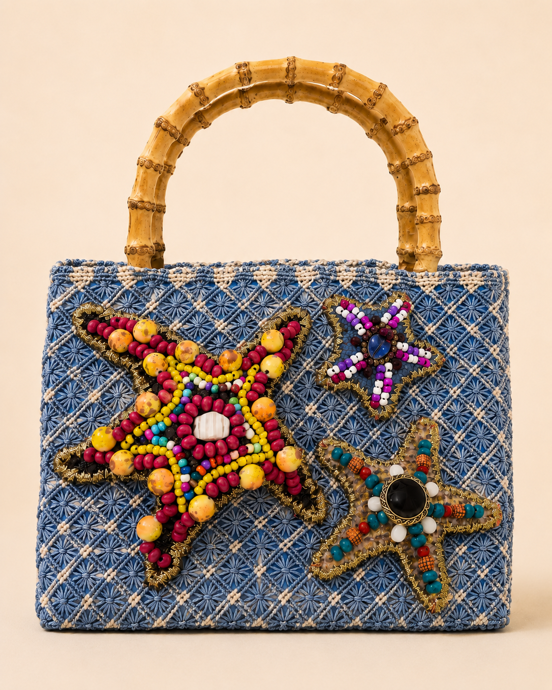 Cynthia VIII Abaca Macrame Bag