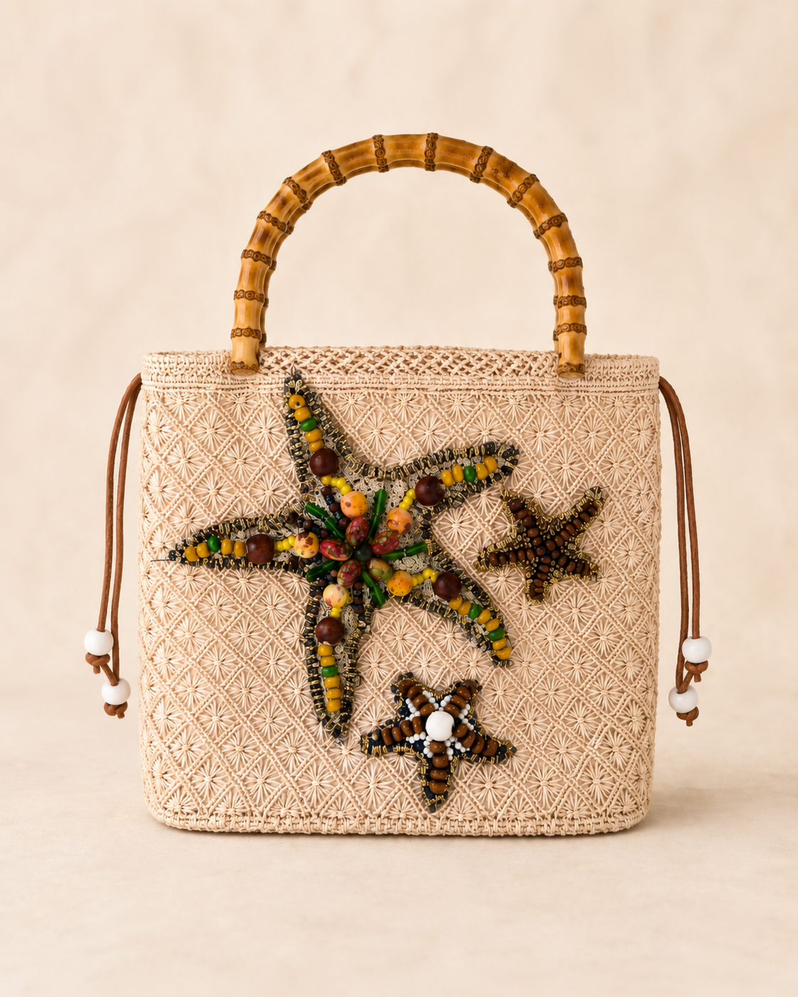 Sophia IV Abaca Macrame Bag