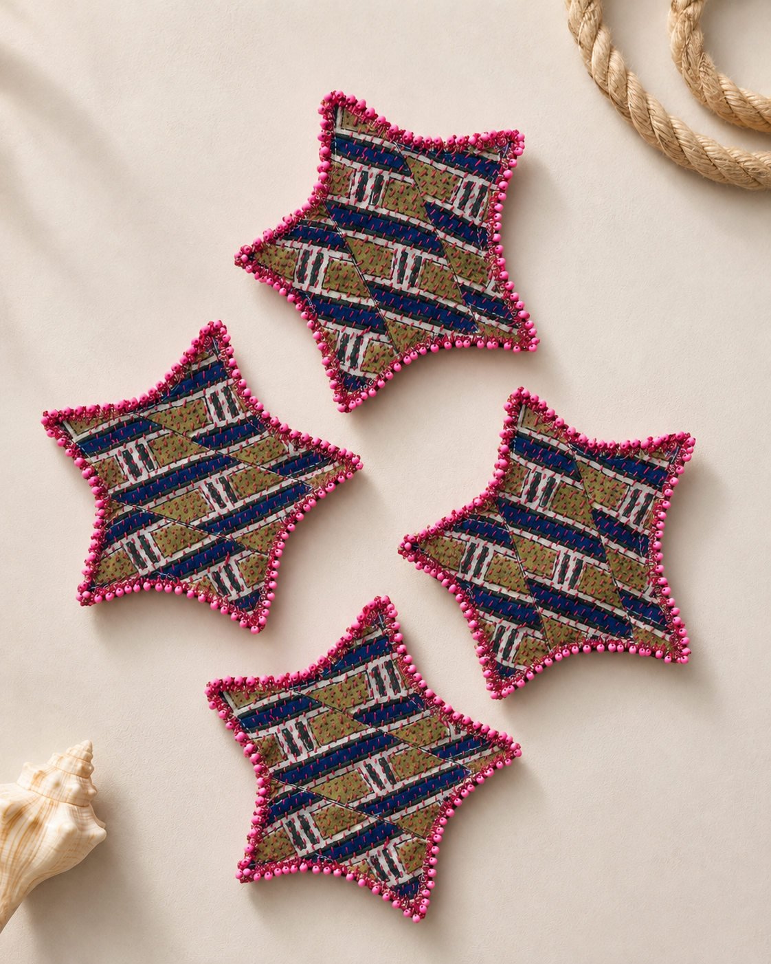 Cara Handblock Coaster
