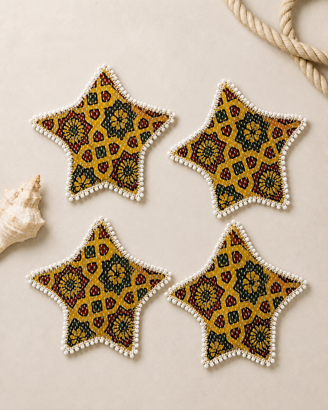 Dana Handblock Coasters