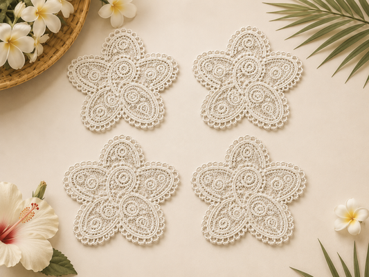 Ani Heirloom Lace Coaster Set