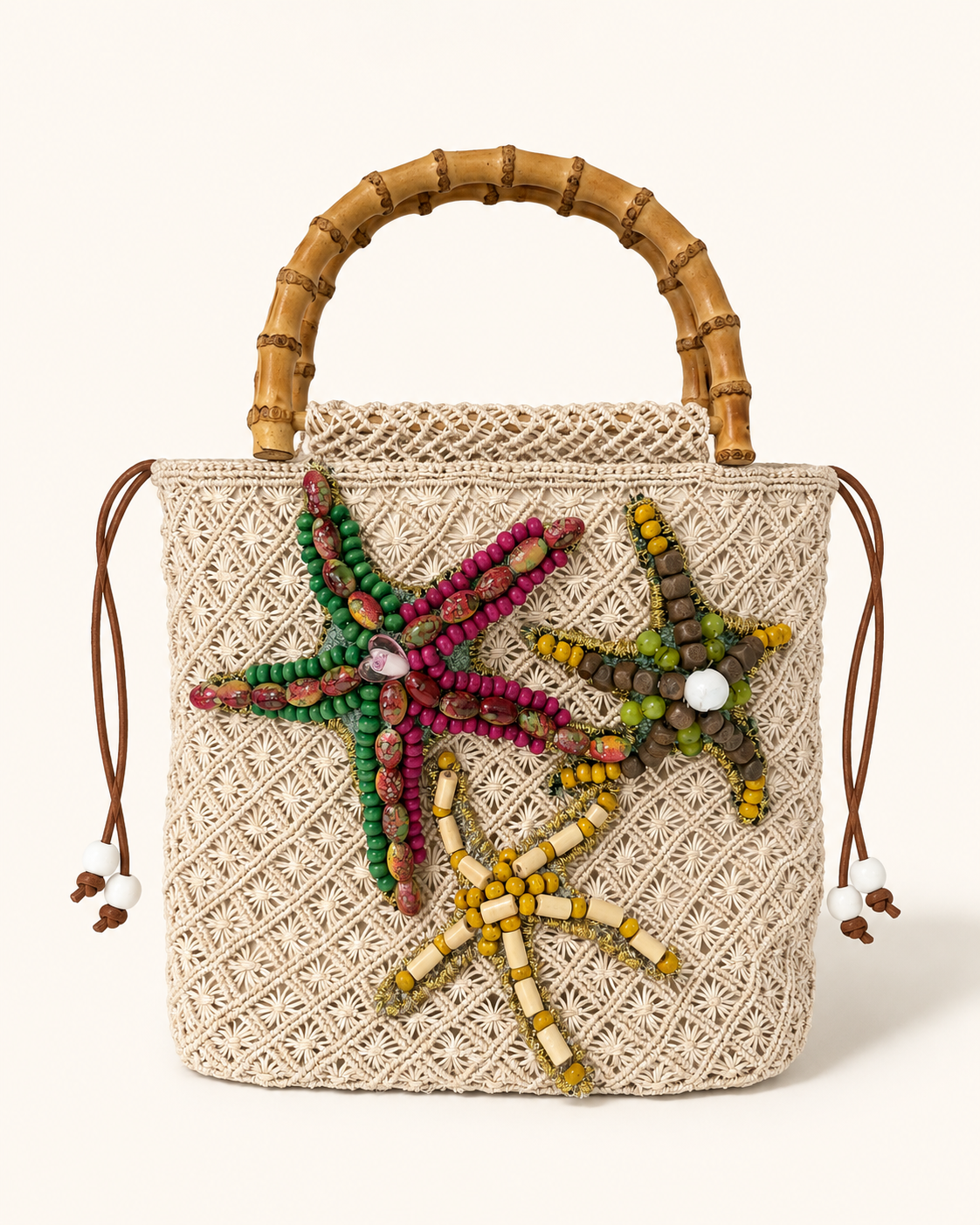 Sophia III Abaca Macrame Bag