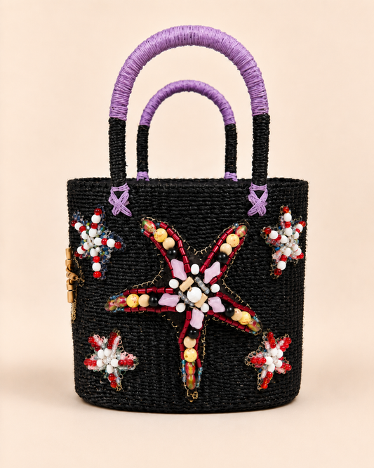 Mari VII Abaca Bucket Bag