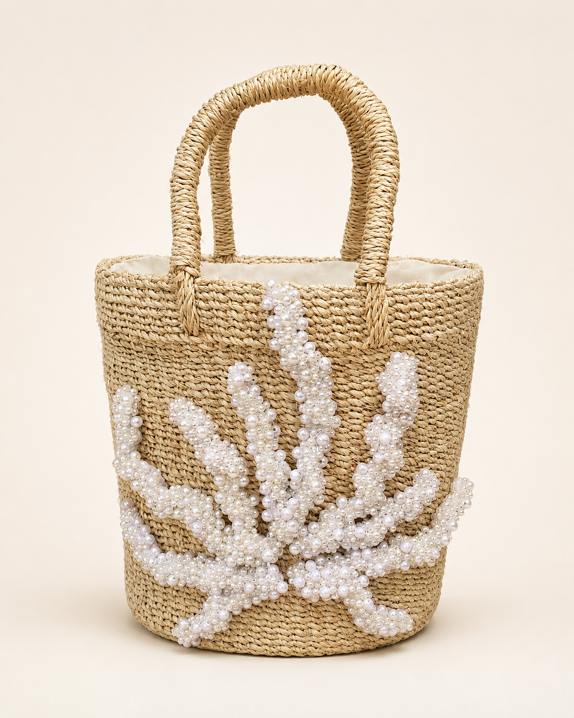 Mari Bucket Bag in Natural