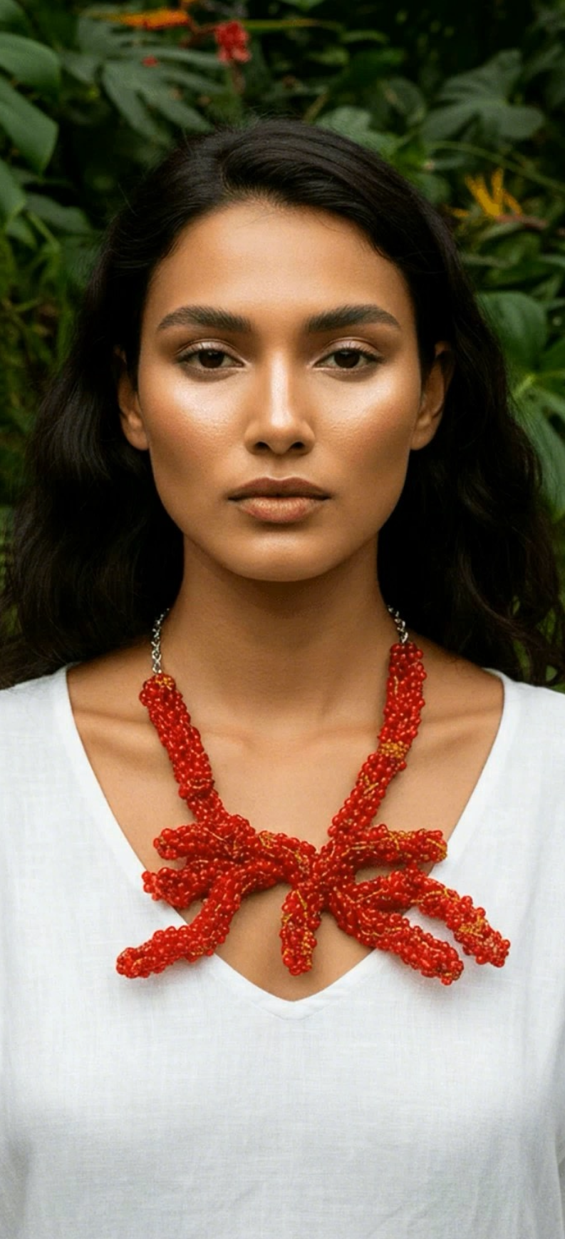 Maria Ana Faux Coral Neckpiece
