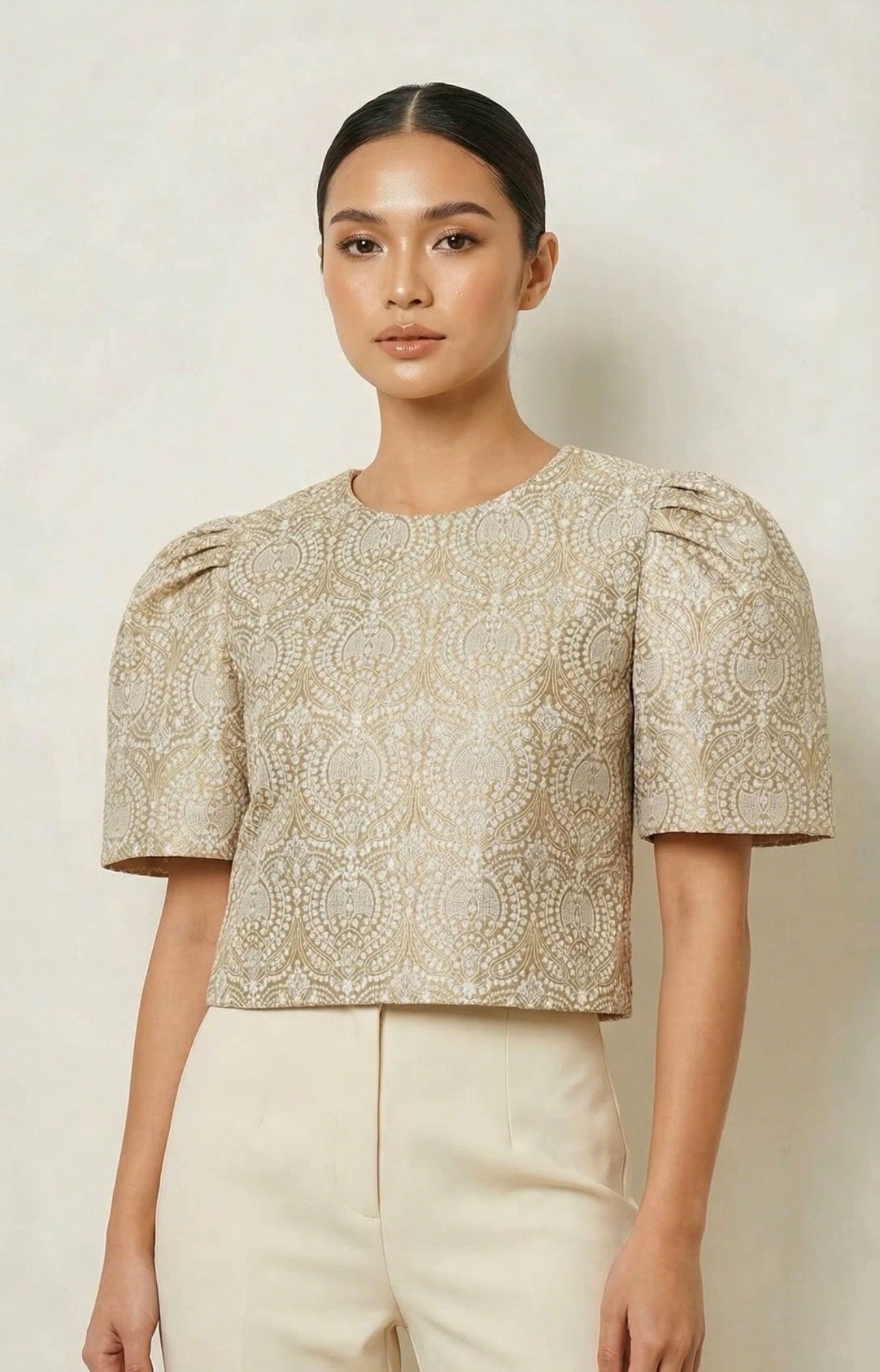 Tilda Silk Filipiniana Top