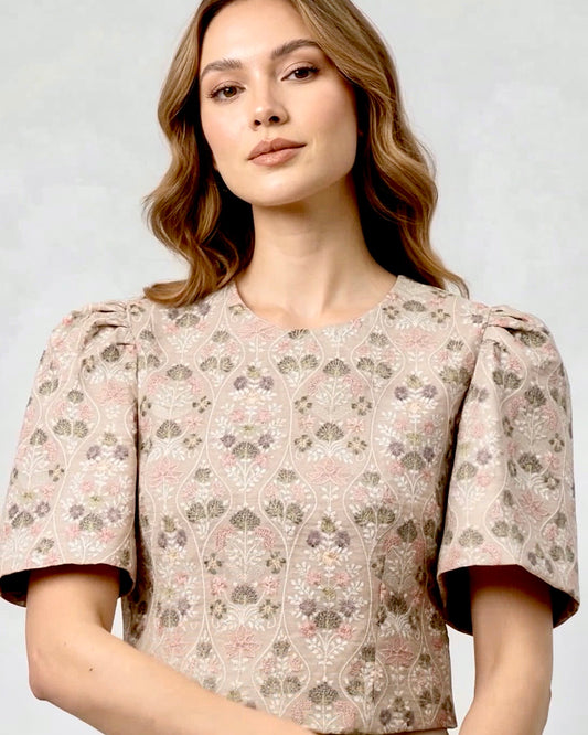 Conchita Silk Filipiniana Blouse